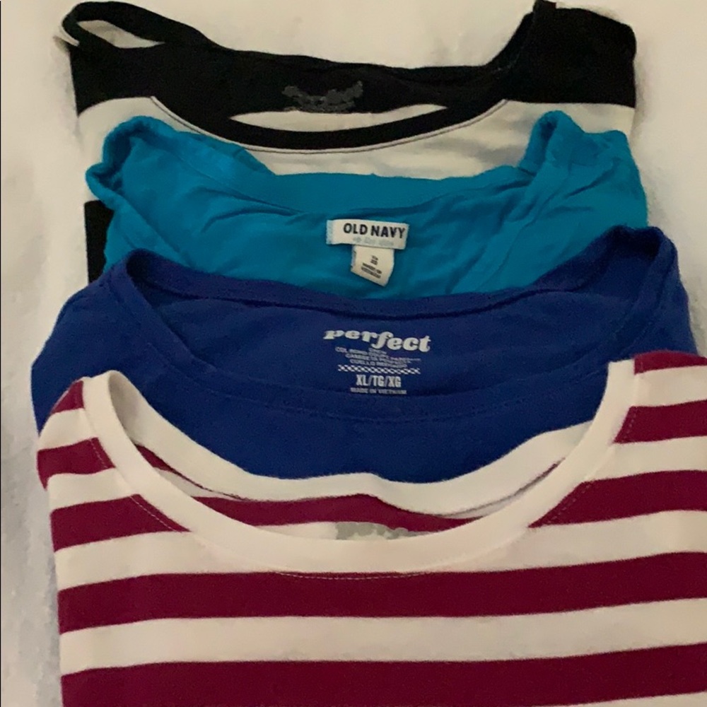 Lot of four Old Navy t-shirts XL